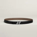 Cor Baroque belt buckle & Reversible leather strap 24 mm - Image 2